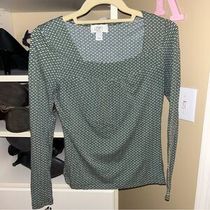 LOFT Geometric Long Sleeve